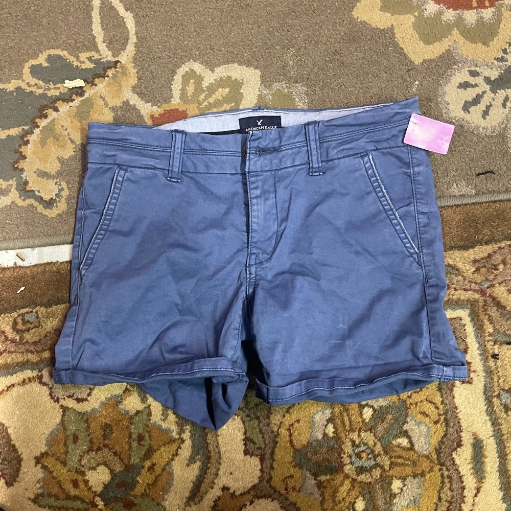 Blue shorts